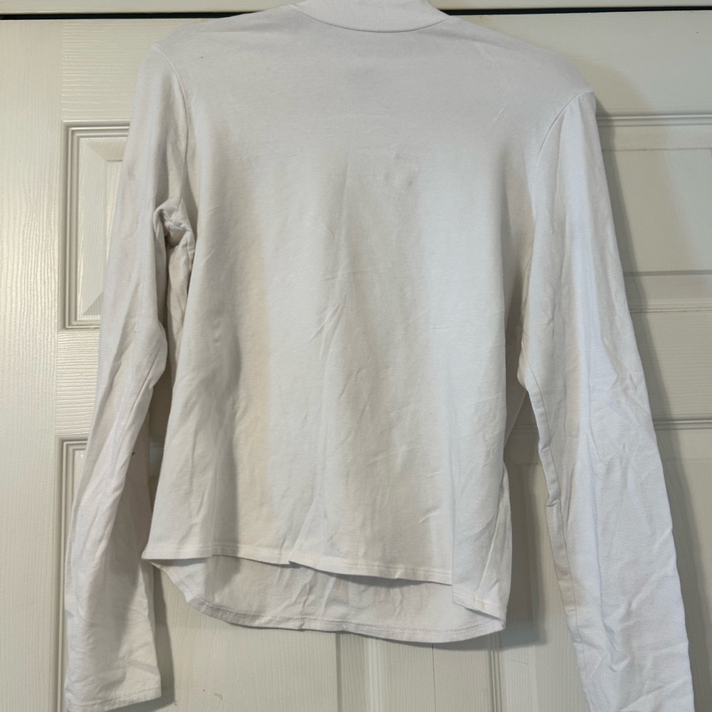 Hollister White Long Sleeve Tee
